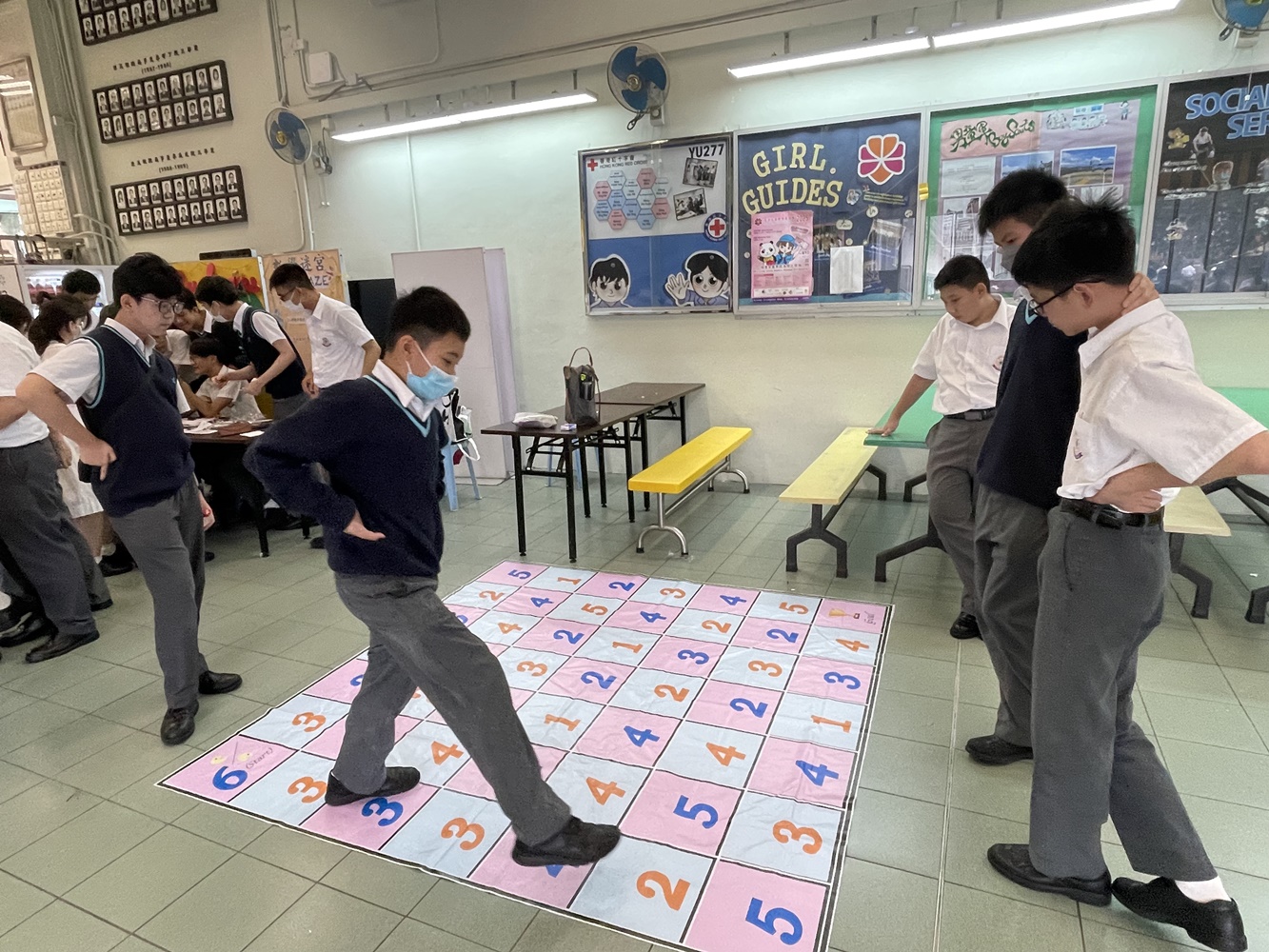 Students work together to escape the maths maze!