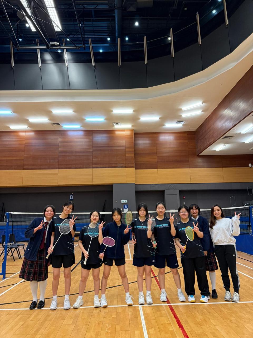 Girls Grade B Badminton Team