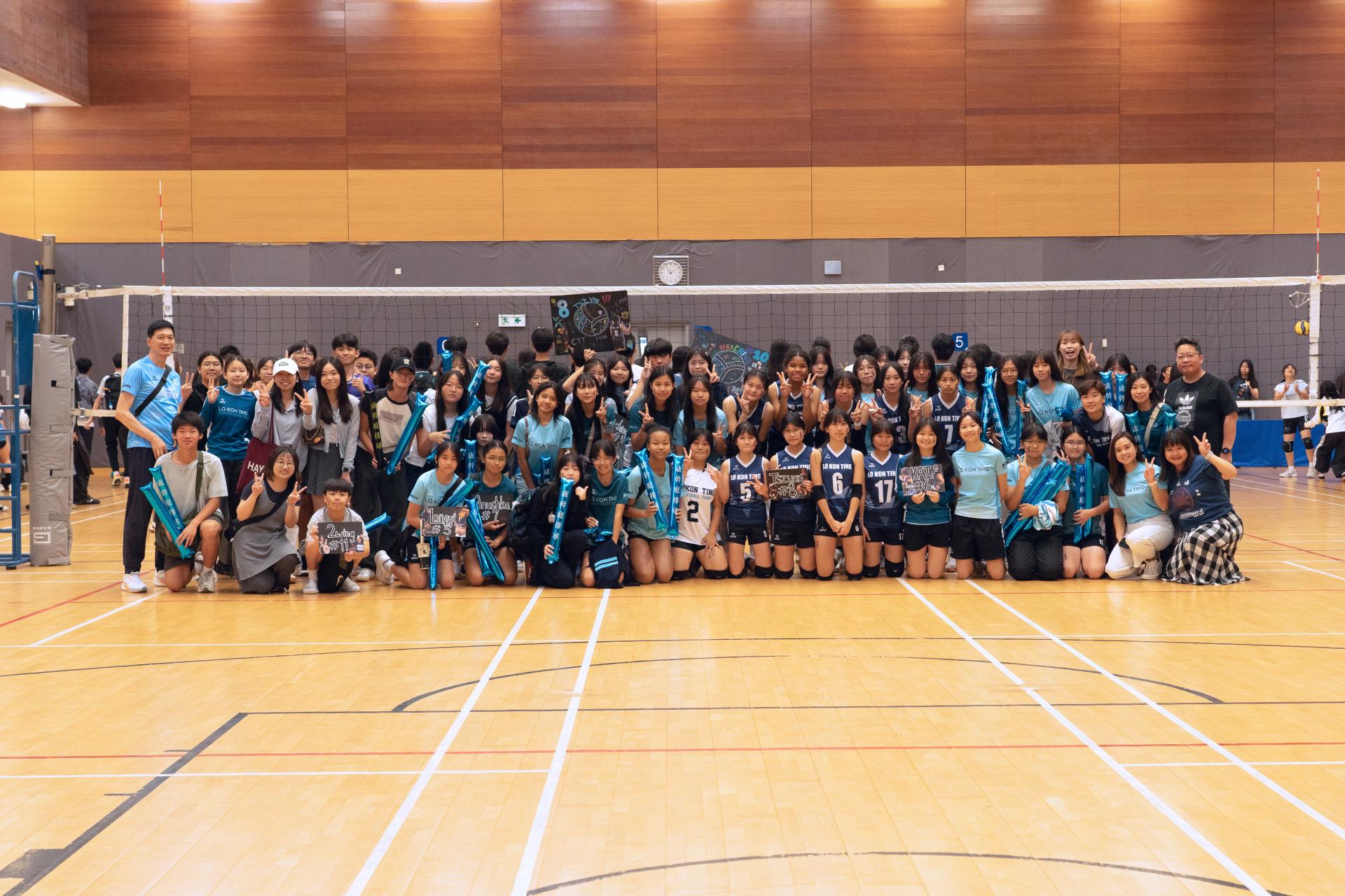 Girls Volleyball team got 1st runner up