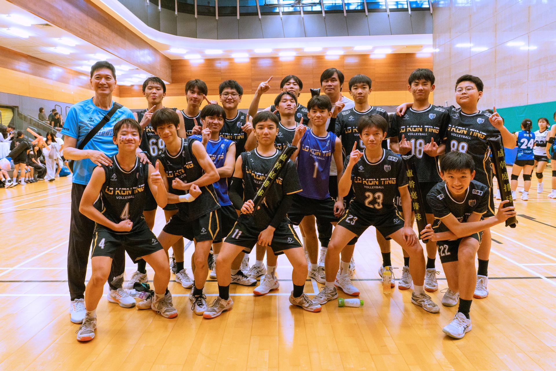 Boys volleyball team got a champion